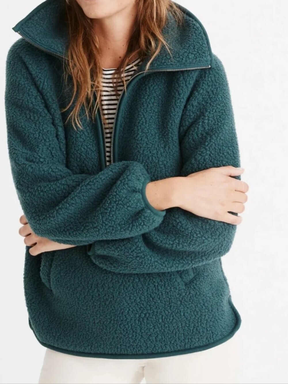 Madewell Polartec Fleece Half Zip Jacket